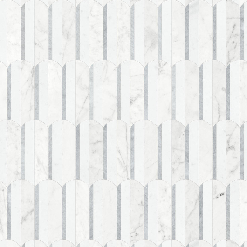 Wave Dove Honed Mosaic