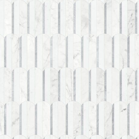 Wave Dove Honed Mosaic