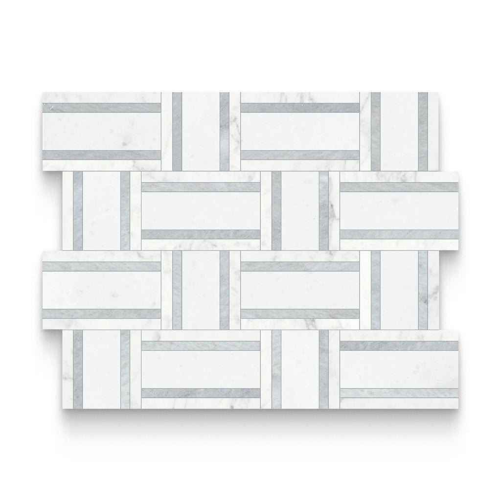 Weave Dove Honed Mosaic