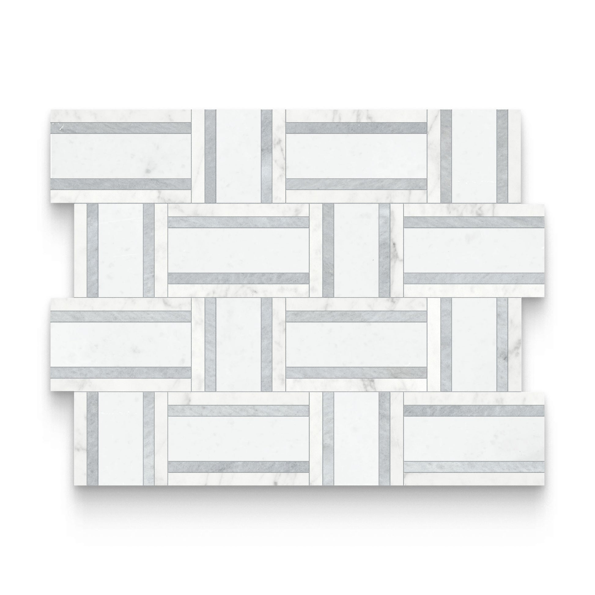 Weave Dove Honed Mosaic