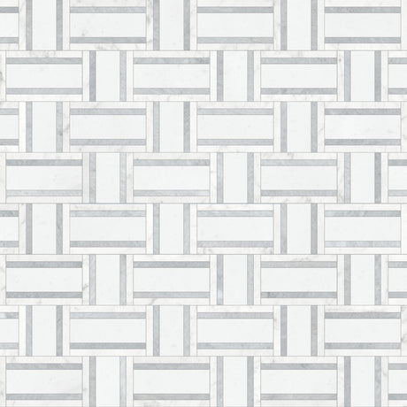 Weave Dove Honed Mosaic