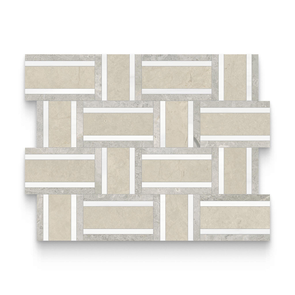 Weave Clay Honed Mosaic