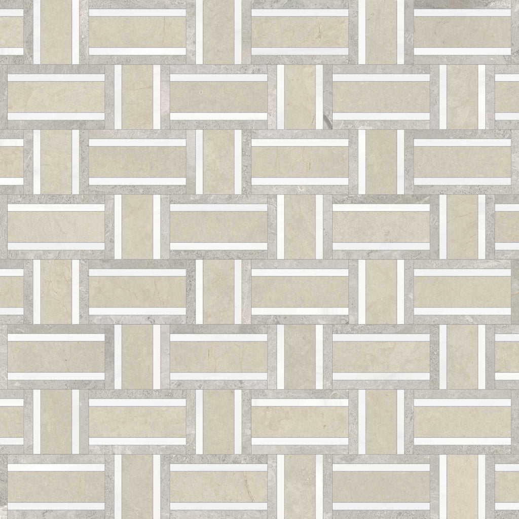 Weave Clay Honed Mosaic
