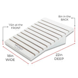 10 Slot White Display Stand