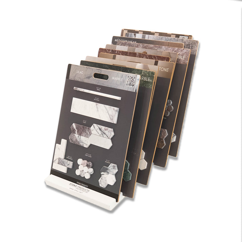 10 Slot White Display Stand