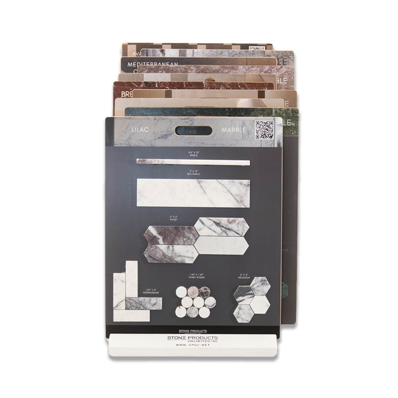 10 Slot White Display Stand